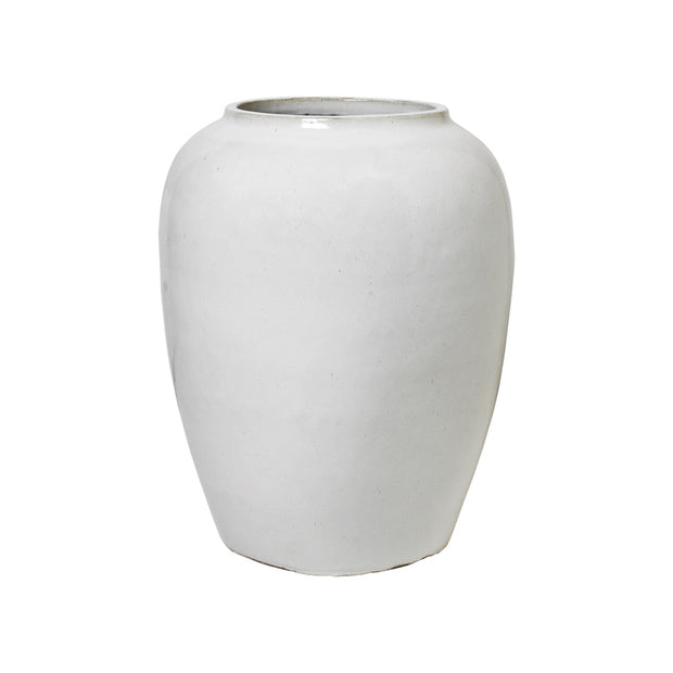 Broste Copenhagen Ray Floor Vase, Off White