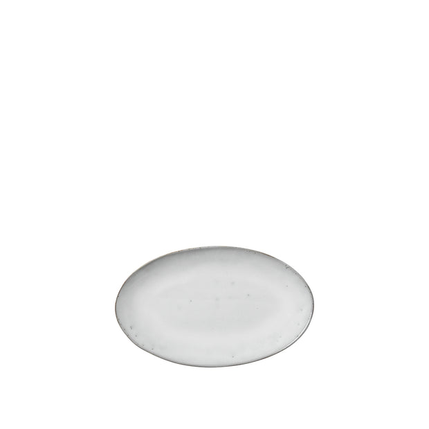 Broste Plate Oval Small 'NORDIC SAND', Set of 2
