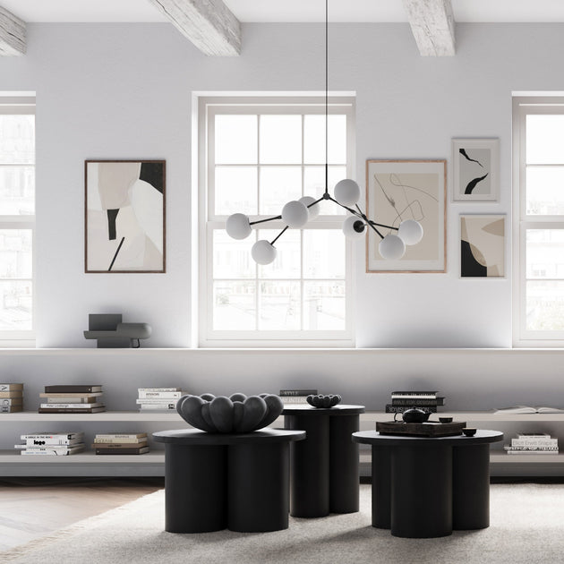 101 Copenhagen Drop Chandelier Bulp, Mini - Grey (UL) – NORMODE