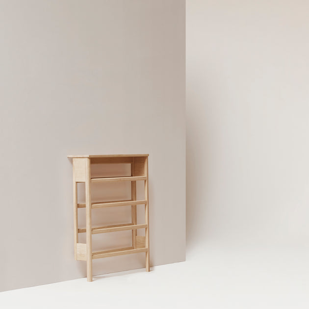 Form Refine A Line Shoe Rack 72 White Oak