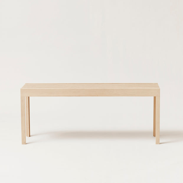 Form & Refine Lightweight Bench, White Oak
