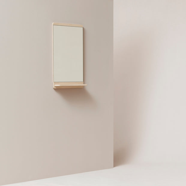 Form & Refine Rim Wall Mirror, White Oak
