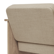 Form & Refine Block Lounge Chair, White Oak - COM