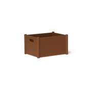 Form & Refine Pillar Storage Box, Large, Clay Brown