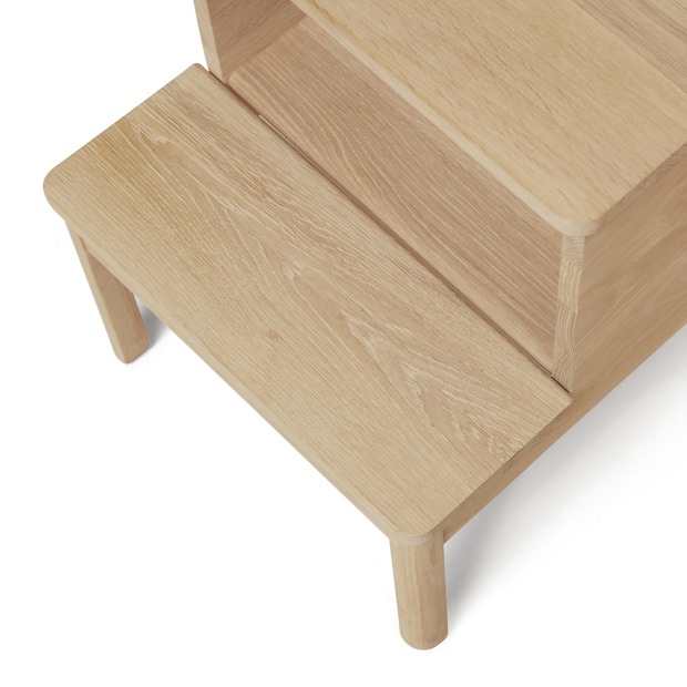 Form & Refine A Line Stepstool, White Oak