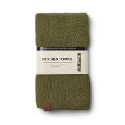 HUMDAKIN Humdakin Knitted kitchen towel Organic textiles 026 Oak