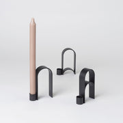 Kristina Dam Studio Arch Candleholder Vol. 1, Black
