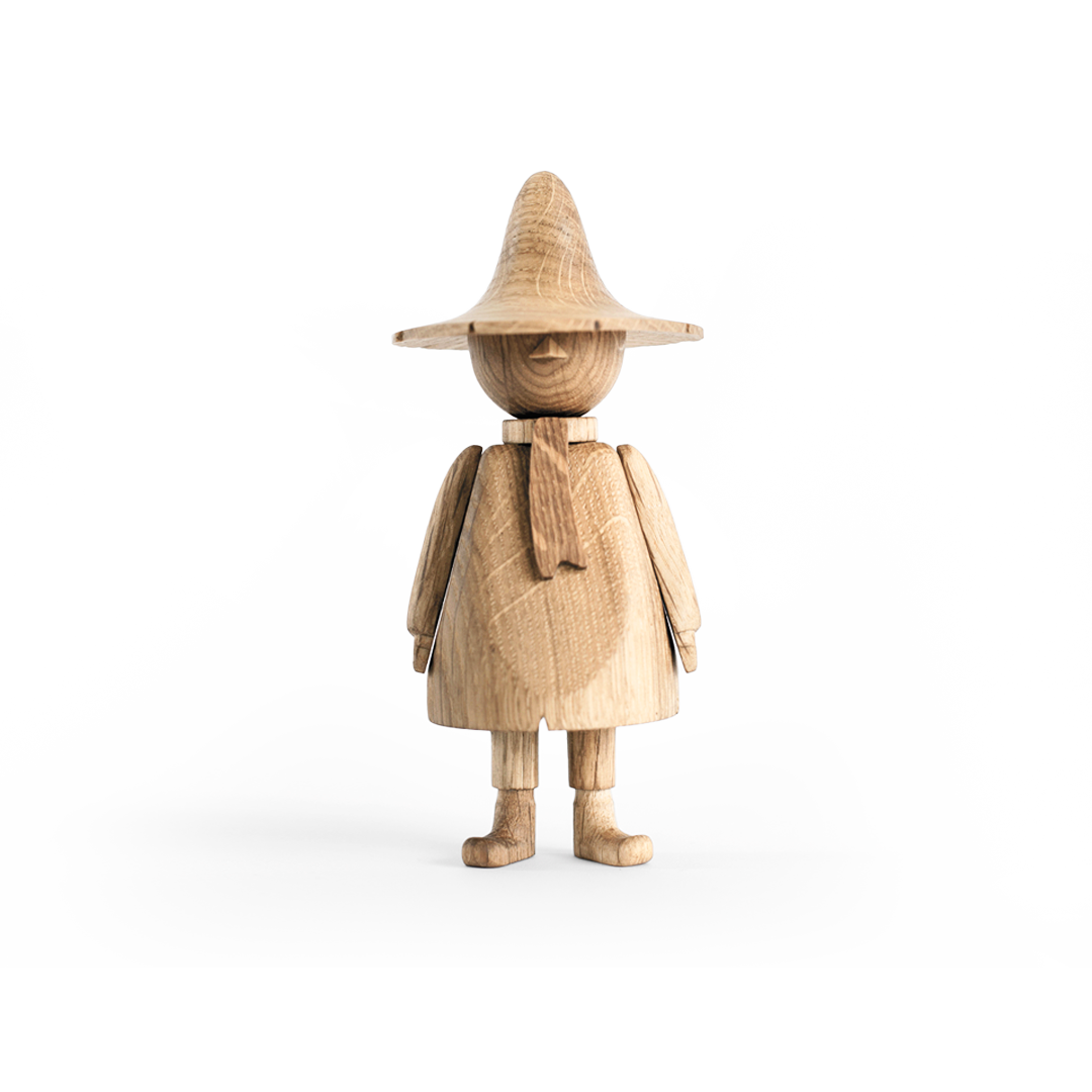 Snufkin Solid Oak Wooden Figurine – NORMODE