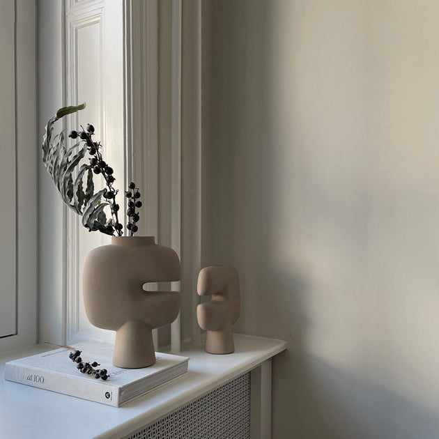 101 Copenhagen Tribal Vase, Medio - Sand – NORMODE