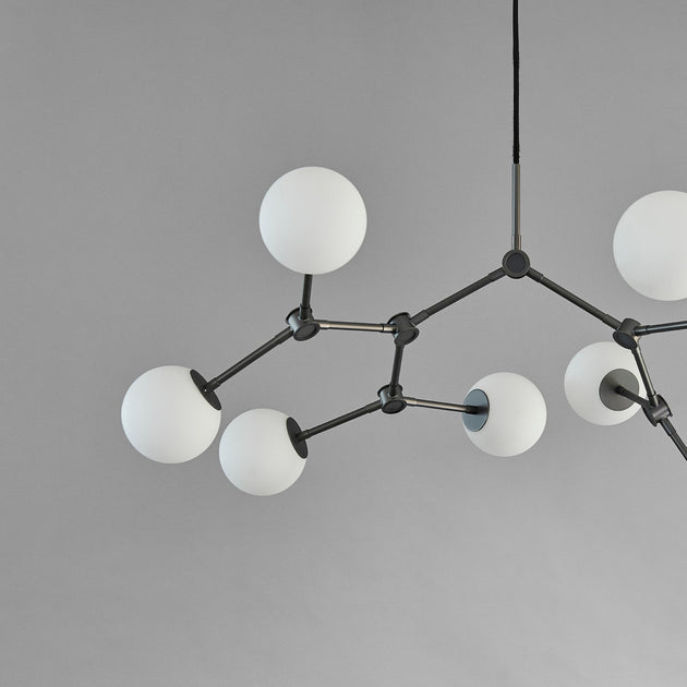 101 Copenhagen Drop Chandelier Bulp, Mini - Grey (UL) – NORMODE