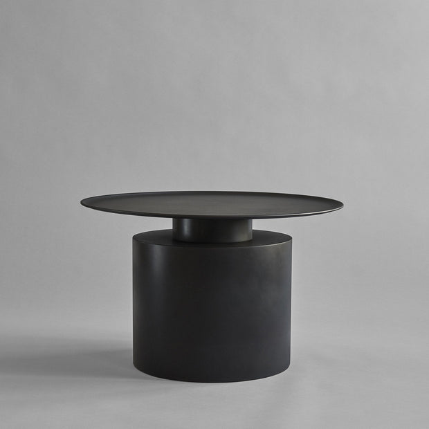 Pillar Table,  Low - Burned Black