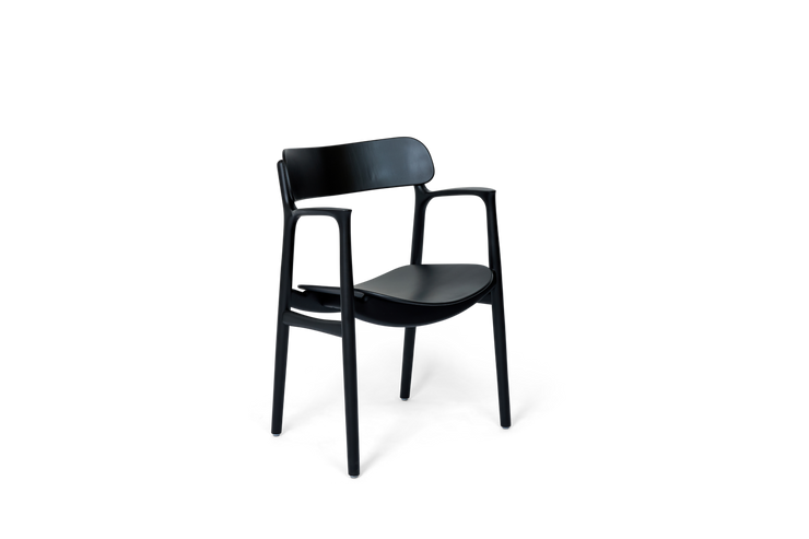 Bent Hansen Asger Chair, Black-painted Beech