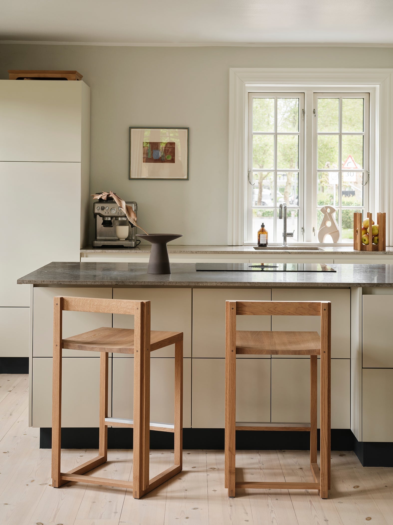 RESIDENTIAL, KRISTINA DAM STUDIO, HOME STORY: THE OUTLINE COUNTER STOOL