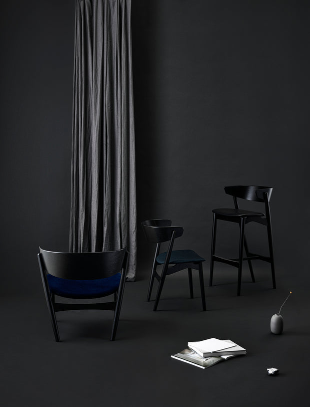 Sibast No 7 Bar Stool, Fully Upholstered