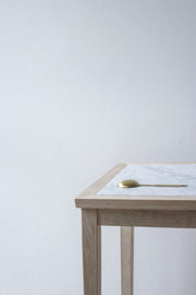 Sibast No 1 Side Table, Oak Soap- White Marble