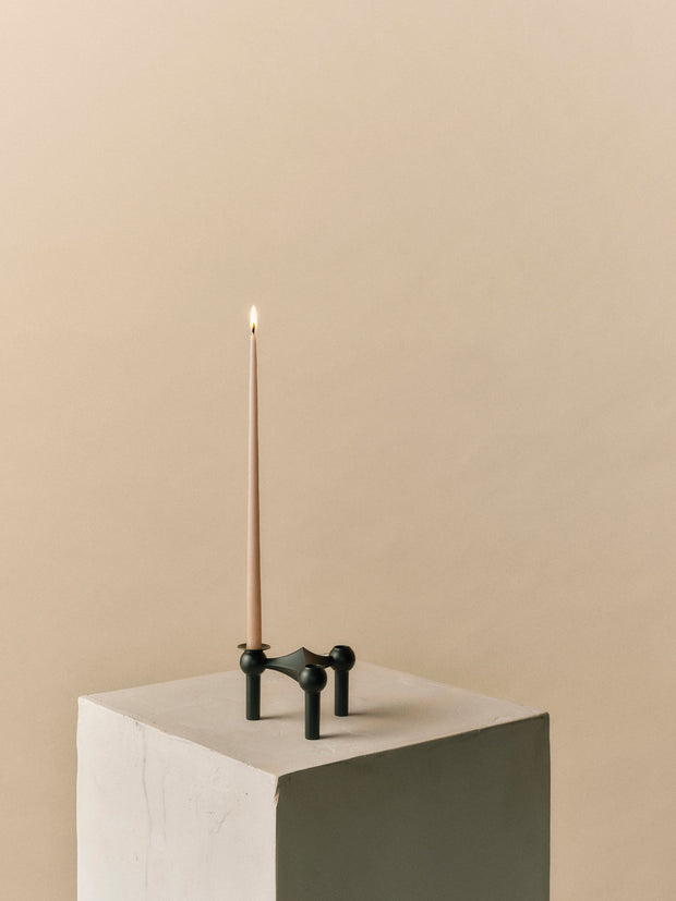 STOFF Nagel Candle Holder Cuff, Black, Set of 3
