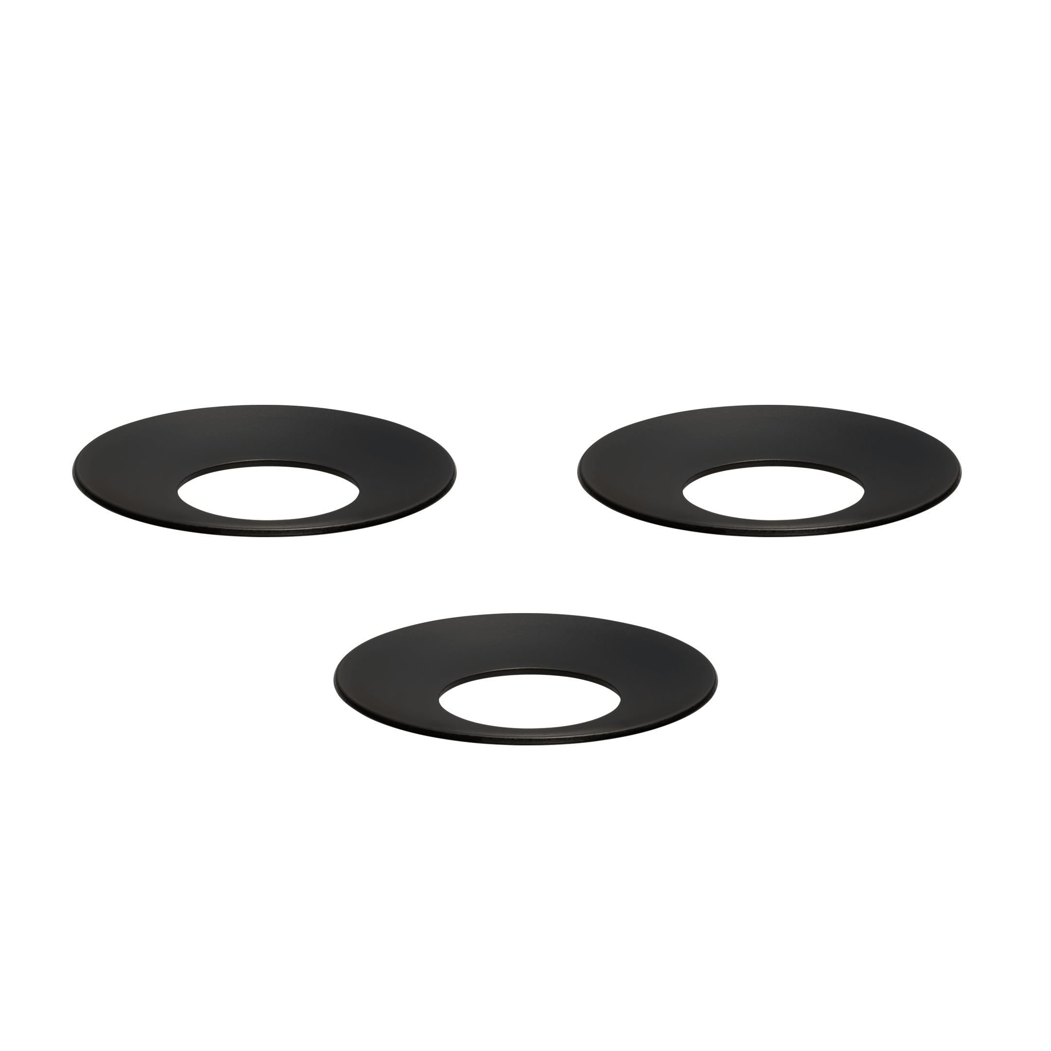 STOFF Nagel Candle Holder Cuff, Black, Set of 3