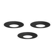 STOFF Nagel Candle Holder Cuff, Black, Set of 3