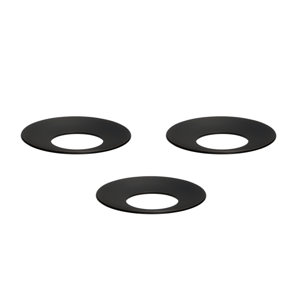 STOFF Nagel Candle Holder Cuff, Black, Set of 3