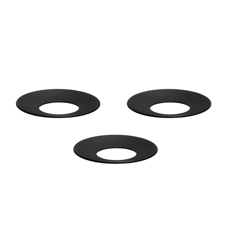STOFF Nagel Candle Holder Cuff, Black, Set of 3
