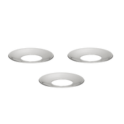STOFF Nagel Candle Holder Cuff, Chrome, Set of 3