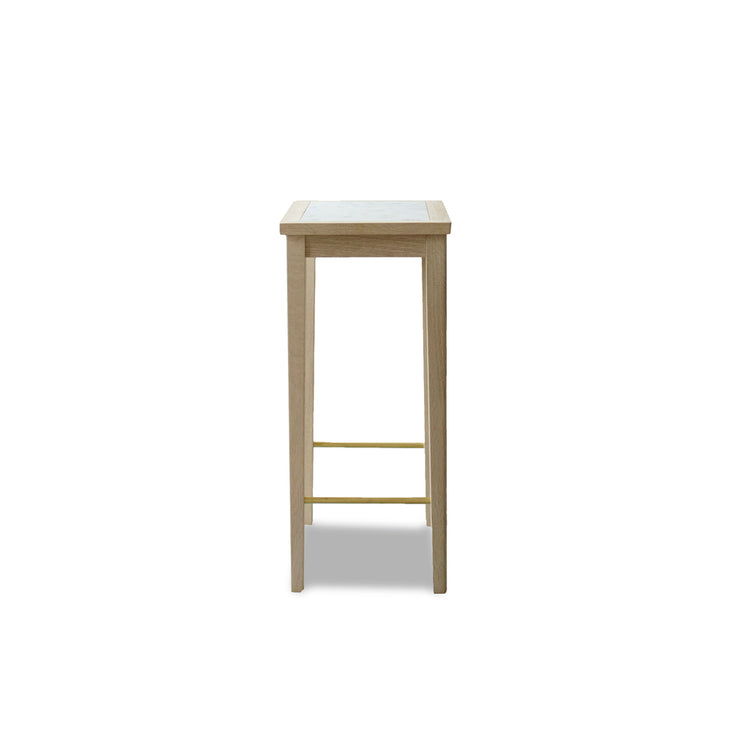 Sibast No 1 Side Table, Oak Soap - White Marble