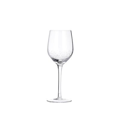Broste Bubble White Wine Glass Clear, Set of 4