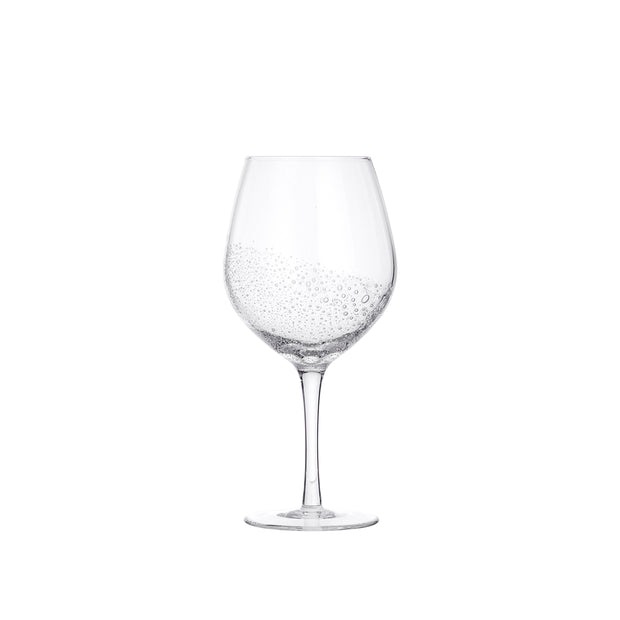 Broste Bubble Red Wine Glass Clear, Set of 4