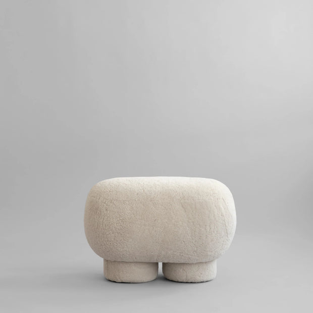 101 Copenhagen Big Foot Bench, Petit  - Sandshell (Sheepskin)