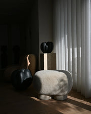 101 Copenhagen Big Foot Bench, Petit  - Sandshell (Sheepskin)