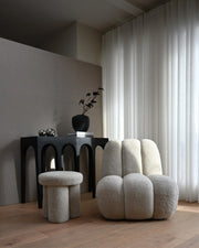 101 Copenhagen Big Foot Stool - Sandshell (Sheepskin)