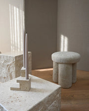 101 Copenhagen Big Foot Stool - Sandshell (Sheepskin)