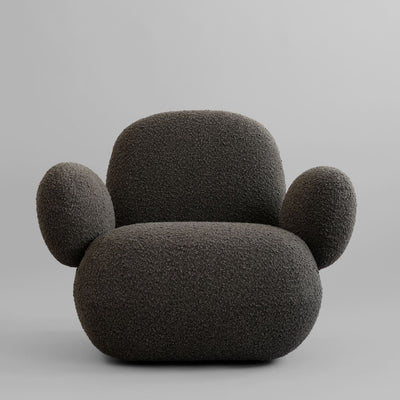 101 Copenhagen Toe Armchair, Flat - Deep Taupe (A2635)