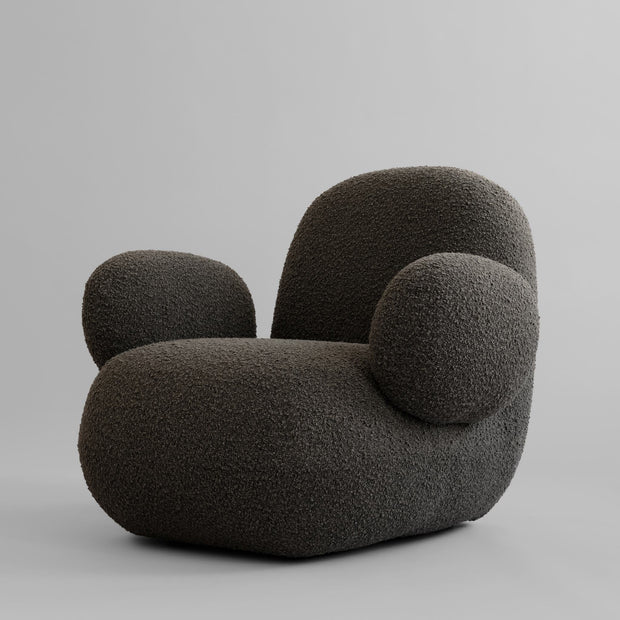 101 Copenhagen Toe Armchair, Flat - Deep Taupe (A2635)