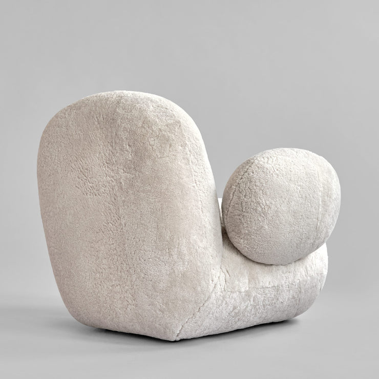 101 Copenhagen Toe Armchair, Flat - Sandshell (Sheepskin)