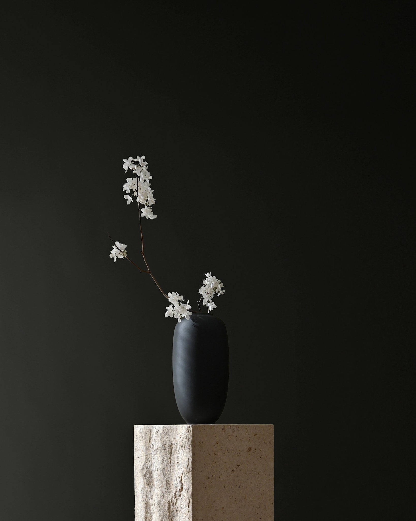 101 Copenhagen Sunao Vase Slim, Mini - Black