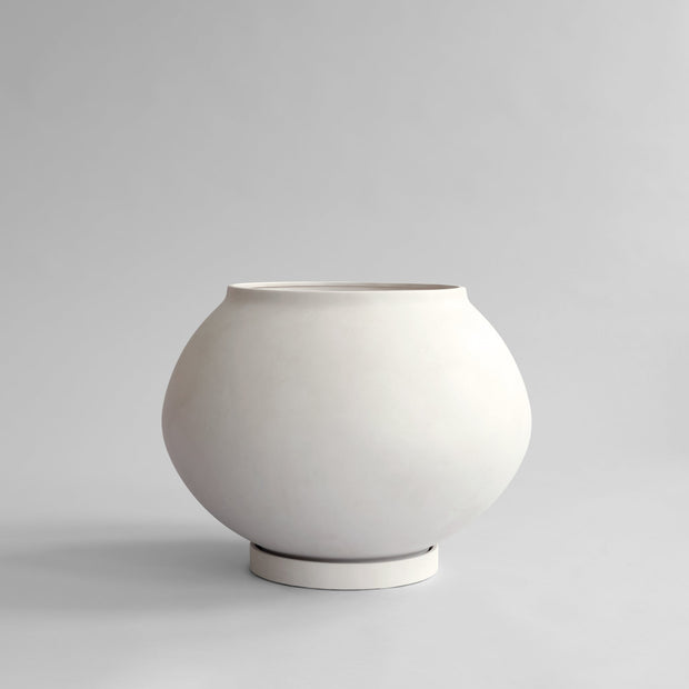 101 Copenhagen Sunao Plant Pot Fat, Hexa - Birch