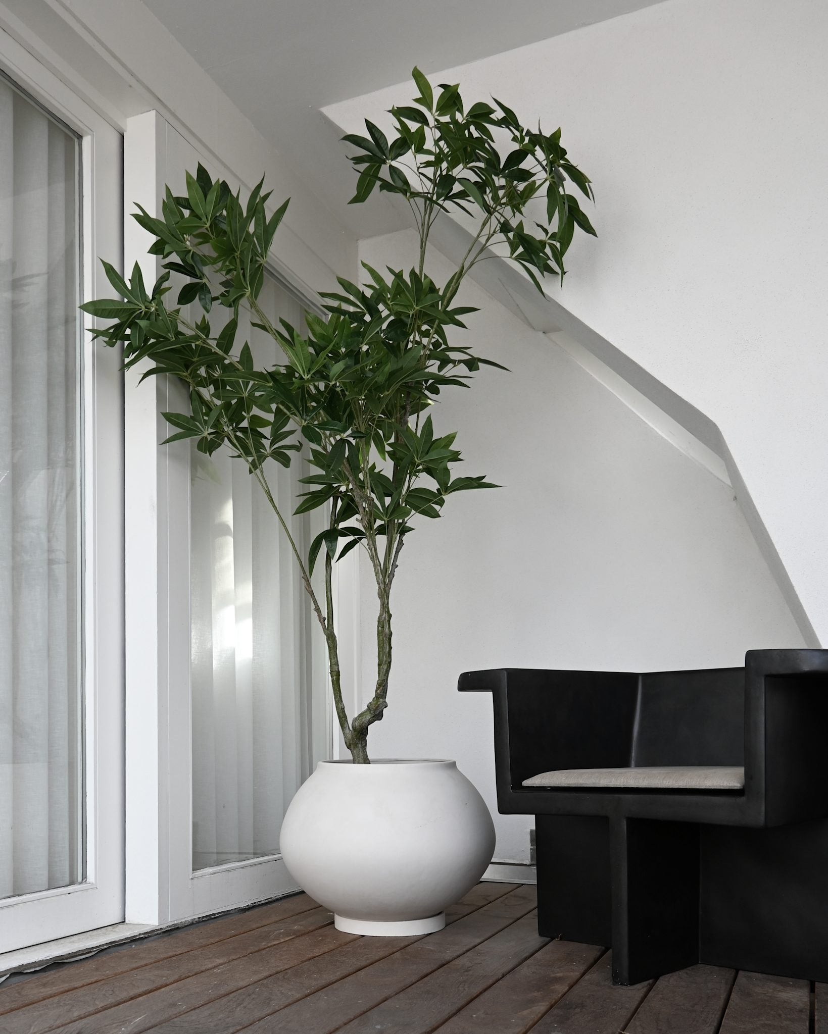 101 Copenhagen Sunao Plant Pot Fat, Hexa - Birch