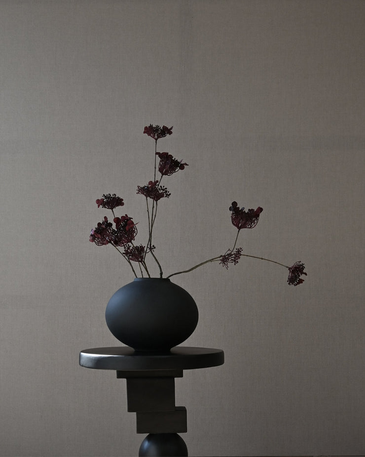 101 Copenhagen Sunao Vase Fat, Mini - Black