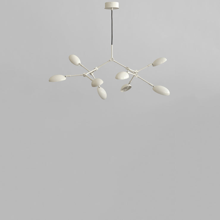101 Copenhagen - Drop Chandelier, Mini - White (5m) - Chandelier