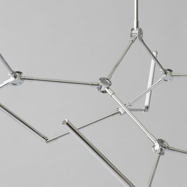 101 Copenhagen - Stick Chandelier - Chrome - Chandelier