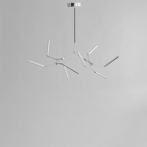 101 Copenhagen - Stick Chandelier, Mini - Chrome - Chandelier