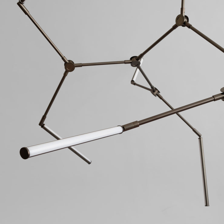 101 Copenhagen - Stick Chandelier - Bronze - Chandelier