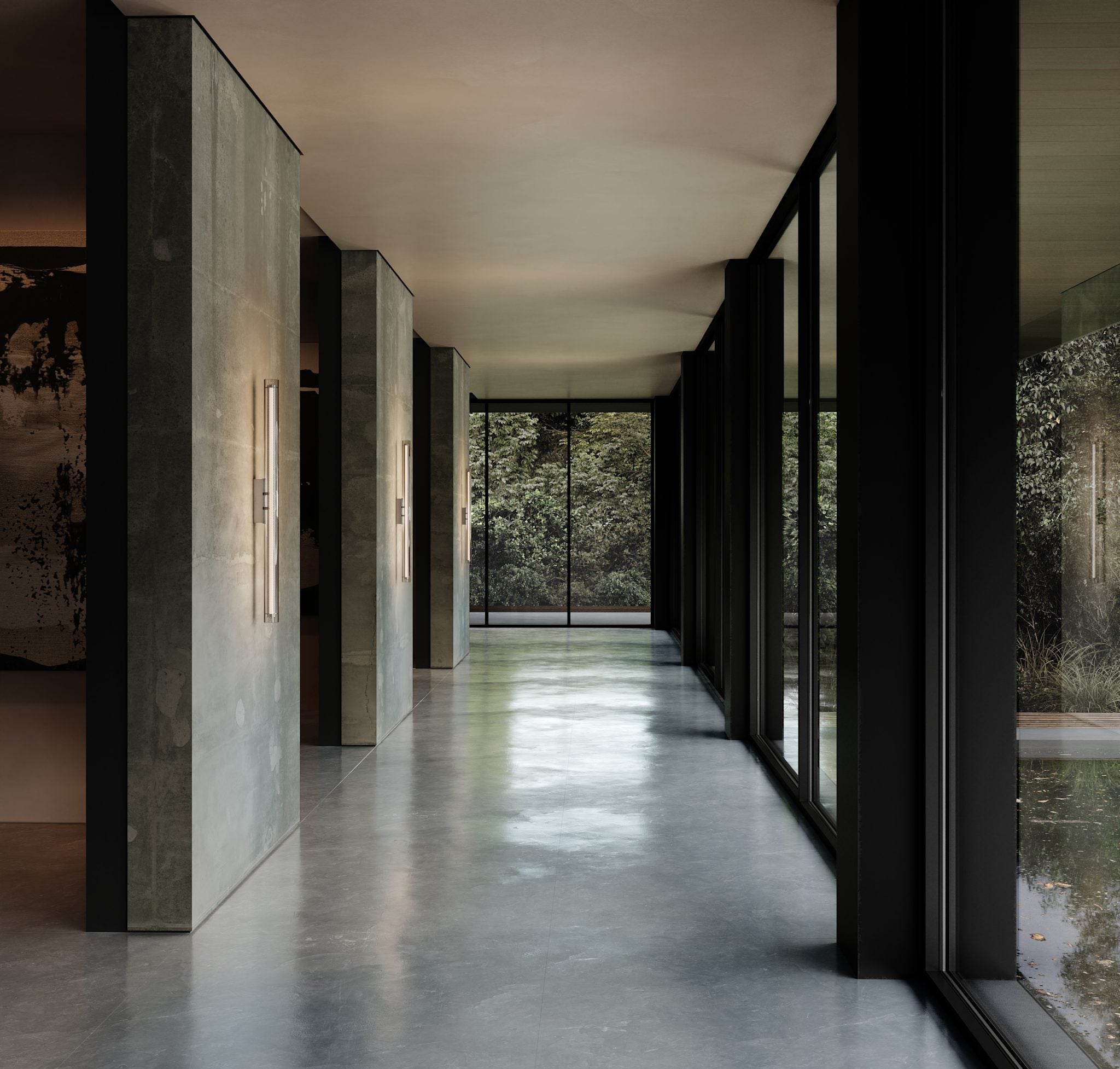 101 Copenhagen - Frame Wall Lamp, Big - Chrome - Wall Lamp