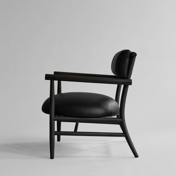 101 Copenhagen - Nama Lounge Chair - Aniline leather black - Lounge Chair