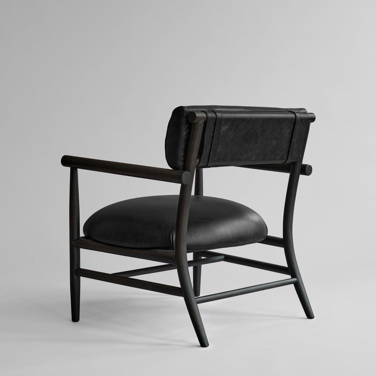 101 Copenhagen - Nama Lounge Chair - Aniline leather black - Lounge Chair