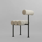 101 Copenhagen - Hiro Dining Chair, Black Frame - Sand (8047-2) - Dining Chair