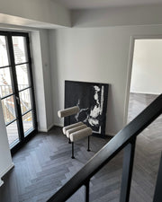 101 Copenhagen - Hiro Dining Chair, Black Frame - Sand (8047-2) - Dining Chair