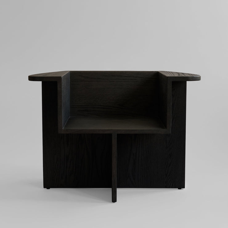 101 Copenhagen - Brutus Lounge Chair - Coffee Black Oak - Lounge Chair