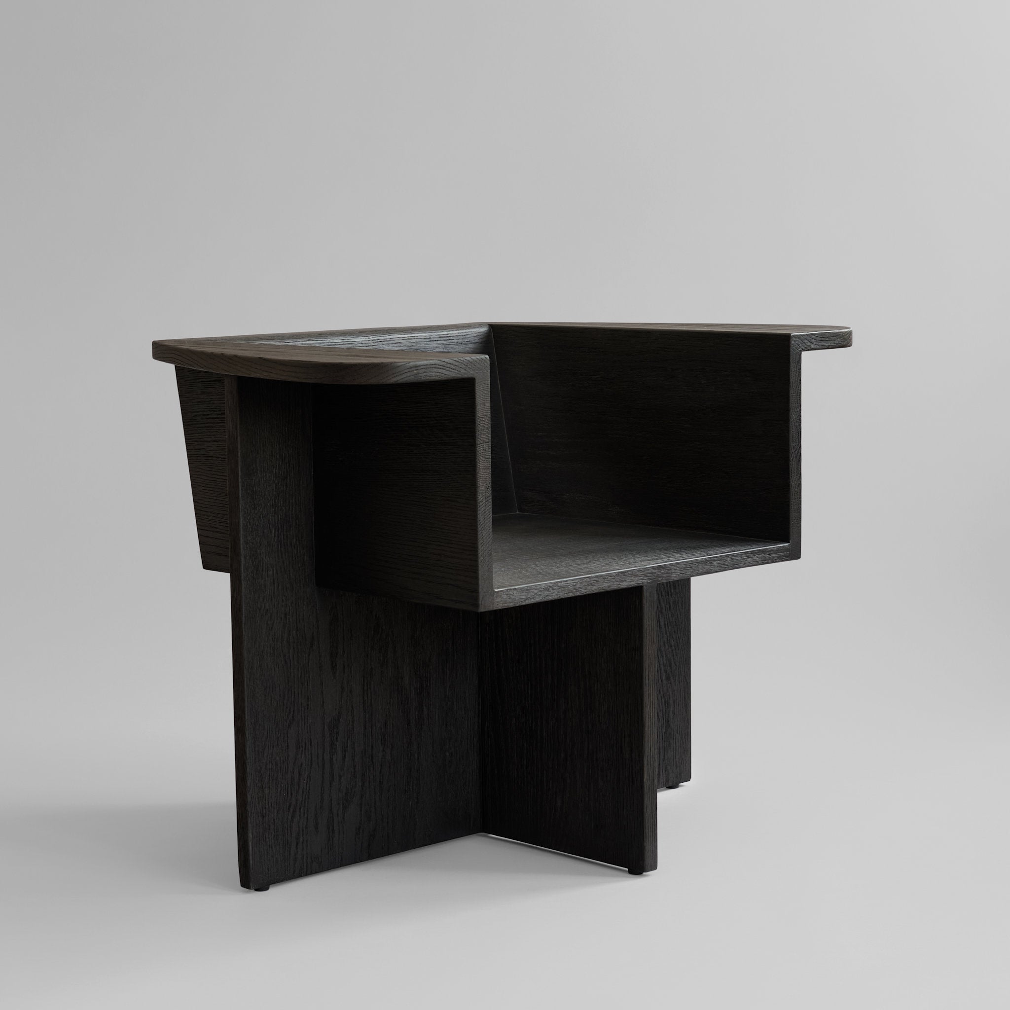 101 Copenhagen - Brutus Lounge Chair - Coffee Black Oak - Lounge Chair